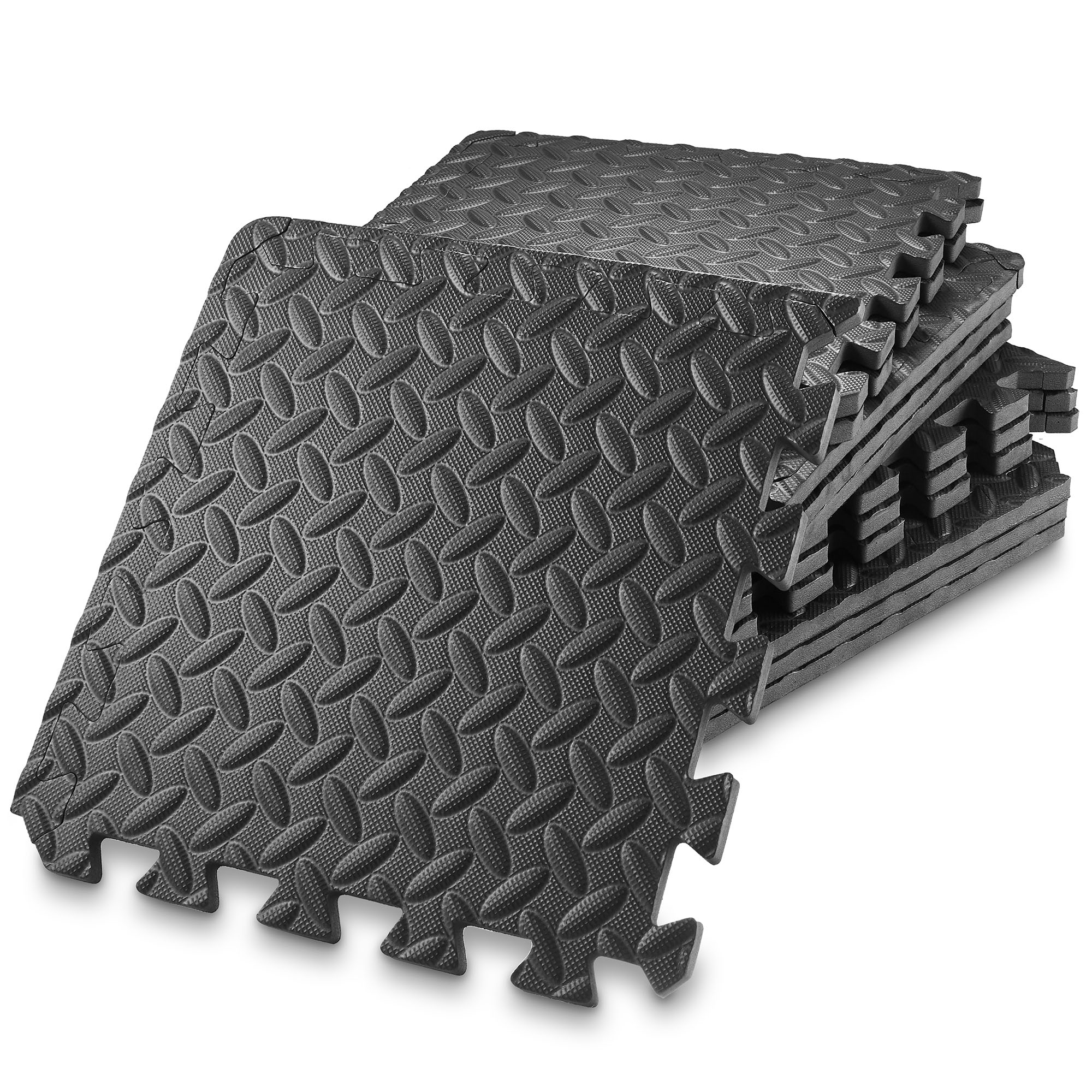 12 Gym ExerciseundefinedFlooring Mats 12 Foam Workout Floor Tiles Black Small Bed Bath Beyond 39052957